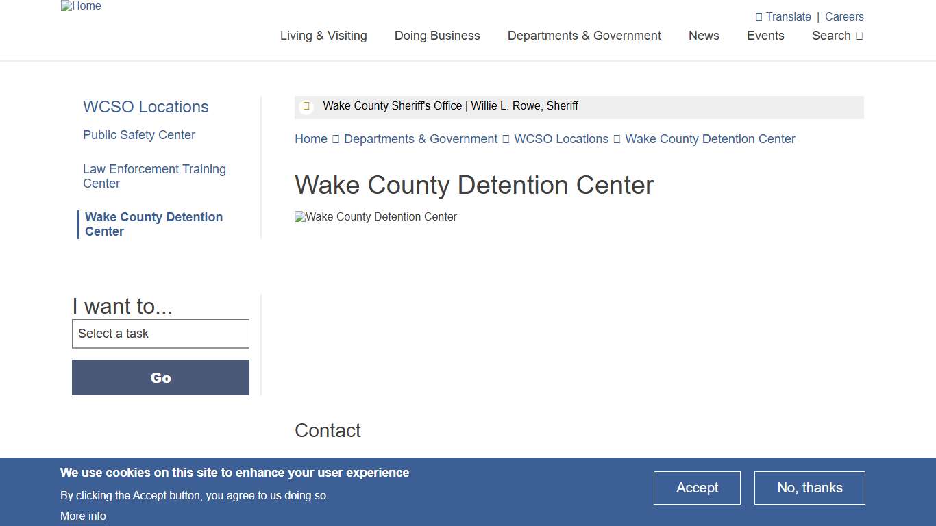 Wake County Detention Center Wake County Government
